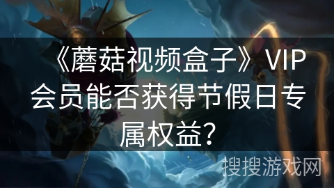 《蘑菇视频盒子》VIP会员能否获得节假日专属权益？