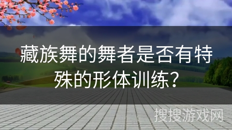 藏族舞的舞者是否有特殊的形体训练？
