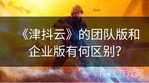 《津抖云》的团队版和企业版有何区别？