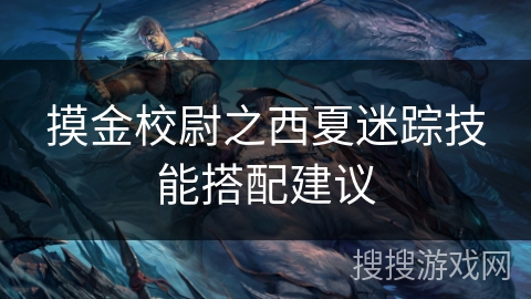 摸金校尉之西夏迷踪技能搭配建议