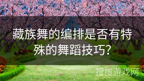 藏族舞的编排是否有特殊的舞蹈技巧？