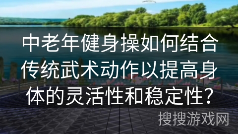 中老年健身操如何结合传统武术动作以提高身体的灵活性和稳定性？