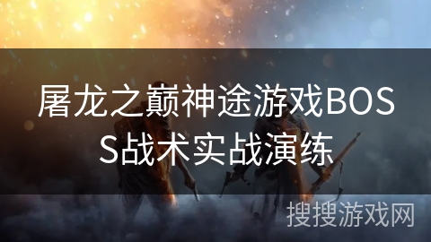 屠龙之巅神途游戏BOSS战术实战演练