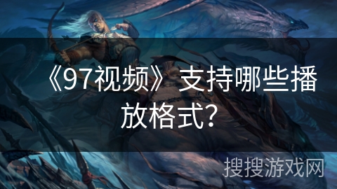 《97视频》支持哪些播放格式？