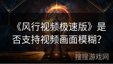 《风行视频极速版》是否支持视频画面模糊？