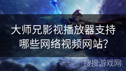 大师兄影视播放器支持哪些网络视频网站？