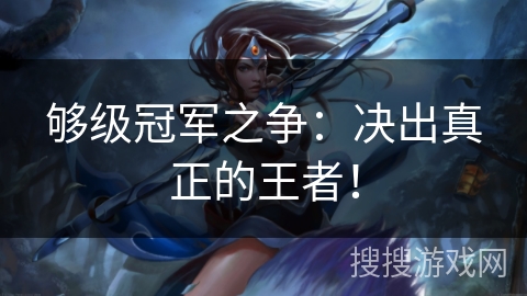 够级冠军之争：决出真正的王者！