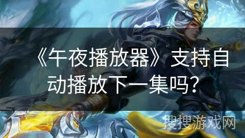 《午夜播放器》支持自动播放下一集吗？