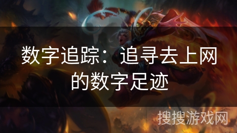 数字追踪：追寻去上网的数字足迹