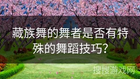 藏族舞的舞者是否有特殊的舞蹈技巧？