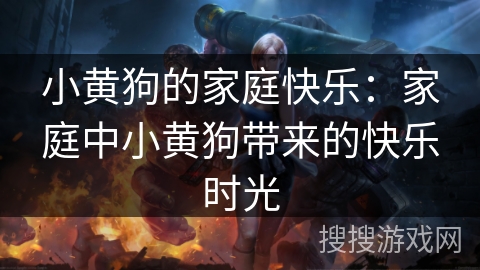 小黄狗的家庭快乐：家庭中小黄狗带来的快乐时光