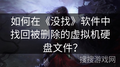 如何在《没找》软件中找回被删除的虚拟机硬盘文件？