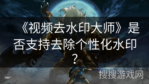 《视频去水印大师》是否支持去除个性化水印？