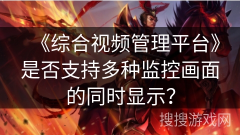 《综合视频管理平台》是否支持多种监控画面的同时显示？