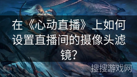 在《心动直播》上如何设置直播间的摄像头滤镜？