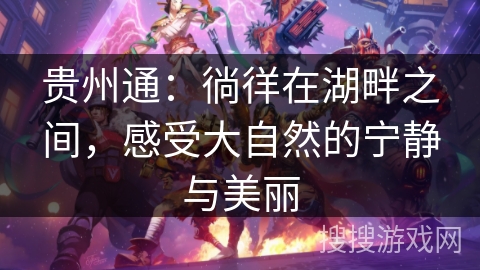 贵州通：徜徉在湖畔之间，感受大自然的宁静与美丽