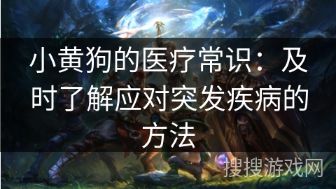 小黄狗的医疗常识:及时了解应对突发疾病的方法 小黄狗的医疗常识:及时了解应对突发疾病的方法