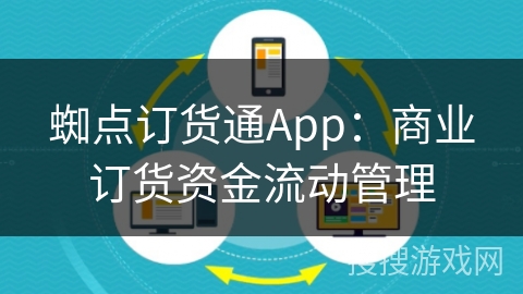 蜘点订货通App：商业订货资金流动管理