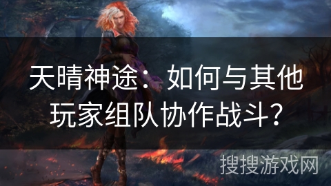 天晴神途:如何与其他玩家组队协作战斗? 天晴神途:如何与其他玩家组队协作战斗?