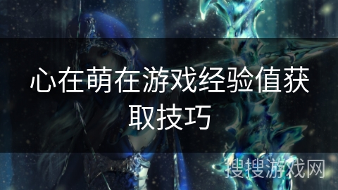 心在萌在游戏经验值获取技巧
