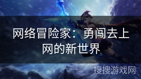 网络冒险家:勇闯去上网的新世界 网络冒险家:勇闯去上网的新世界