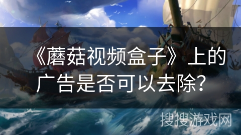 《蘑菇视频盒子》上的广告是否可以去除？