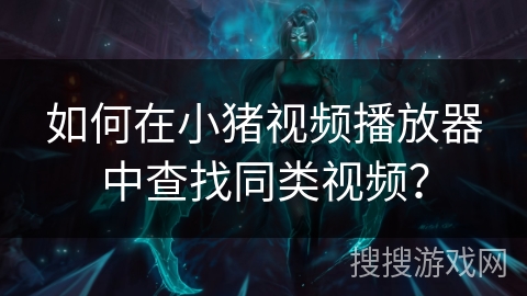 如何在小猪视频播放器中查找同类视频？