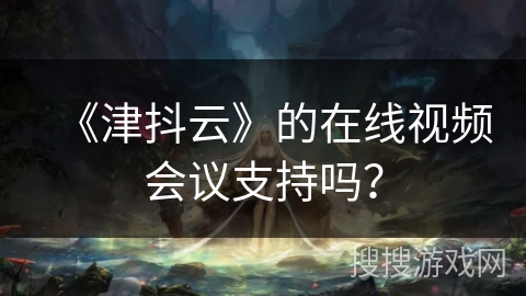 《津抖云》的在线视频会议支持吗？