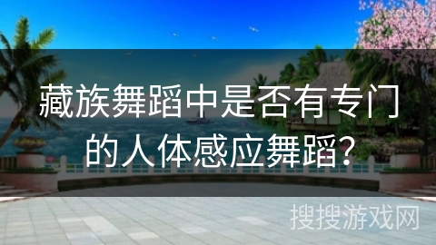 藏族舞蹈中是否有专门的人体感应舞蹈？