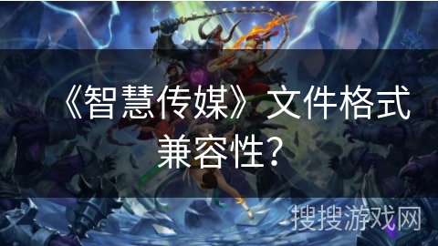 《智慧传媒》文件格式兼容性？