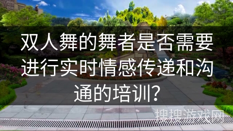 双人舞的舞者是否需要进行实时情感传递和沟通的培训？