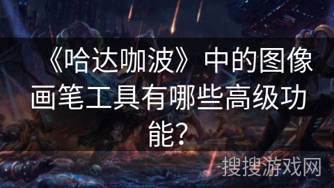 《哈达咖波》中的图像画笔工具有哪些高级功能？