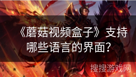 《蘑菇视频盒子》支持哪些语言的界面? 《蘑菇视频盒子》支持哪些语言的界面?