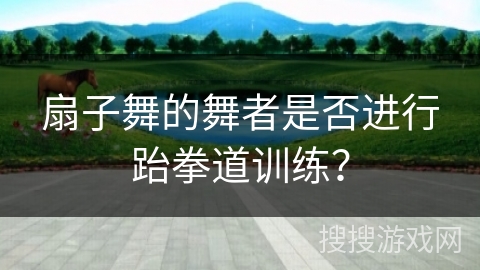 扇子舞的舞者是否进行跆拳道训练？