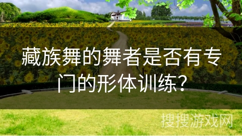 藏族舞的舞者是否有专门的形体训练？