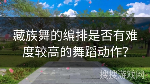 藏族舞的编排是否有难度较高的舞蹈动作？