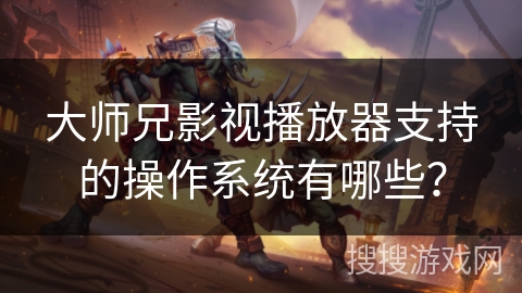 大师兄影视播放器支持的操作系统有哪些？
