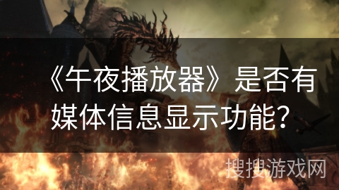 《午夜播放器》是否有媒体信息显示功能？