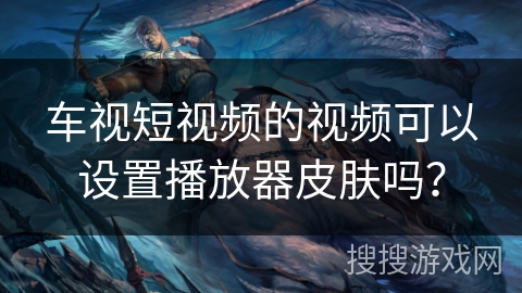 车视短视频的视频可以设置播放器皮肤吗？