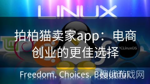 拍柏猫卖家app：电商创业的更佳选择
