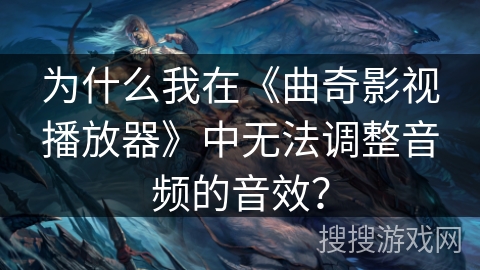 为什么我在《曲奇影视播放器》中无法调整音频的音效？