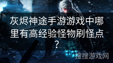 灰烬神途手游游戏中哪里有高经验怪物刷怪点？