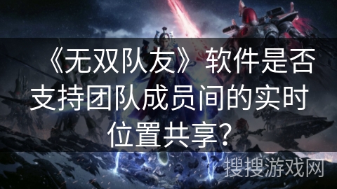 《无双队友》软件是否支持团队成员间的实时位置共享？