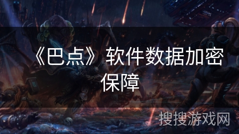 《巴点》软件数据加密保障