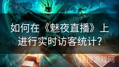 如何在《魅夜直播》上进行实时访客统计？