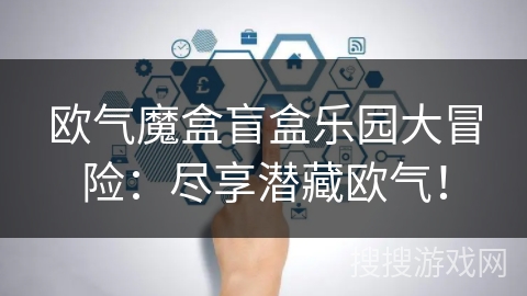 欧气魔盒盲盒乐园大冒险：尽享潜藏欧气！