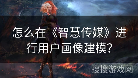 怎么在《智慧传媒》进行用户画像建模？