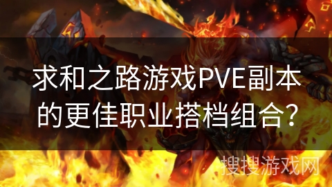 求和之路游戏PVE副本的更佳职业搭档组合？