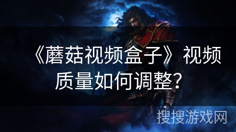 《蘑菇视频盒子》视频质量如何调整？