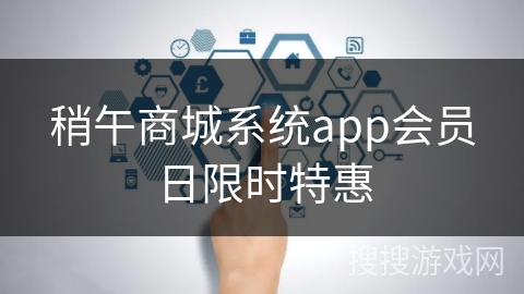 稍午商城系统app会员日限时特惠 稍午商城系统app会员日限时特惠